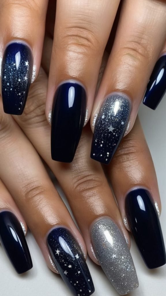 Glitter Ombre Nail Design