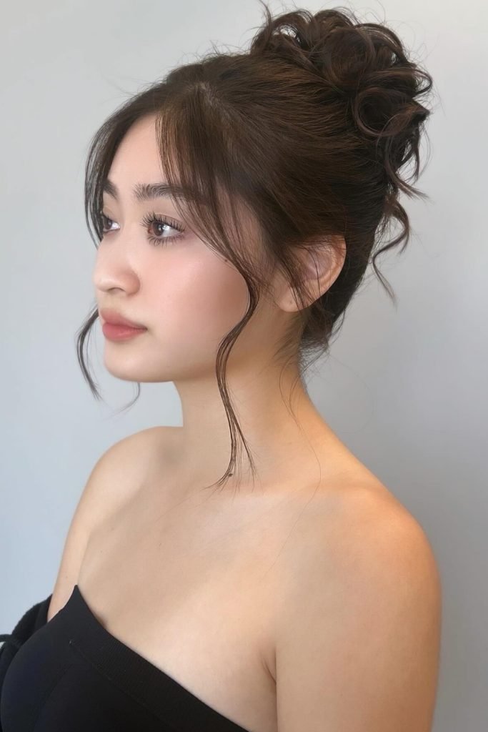 Messy High Bun
