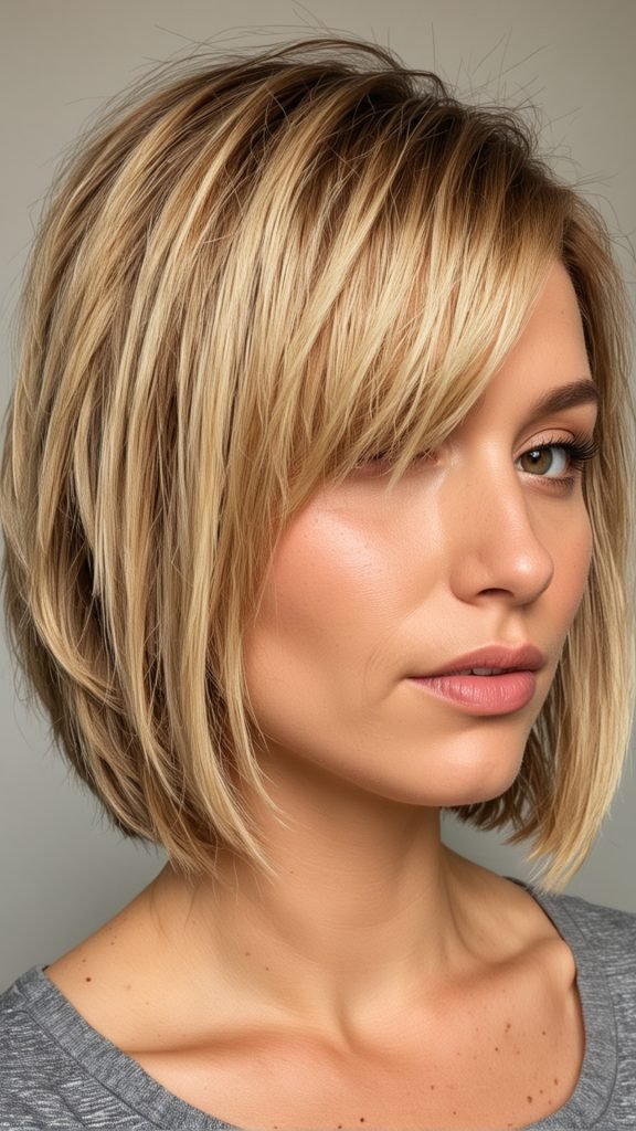 Textured Bob Hairstyle