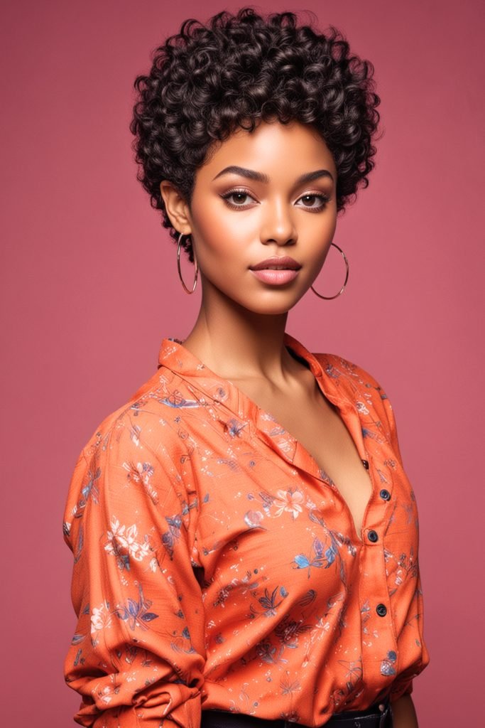 Voluminous Pixie Haircut