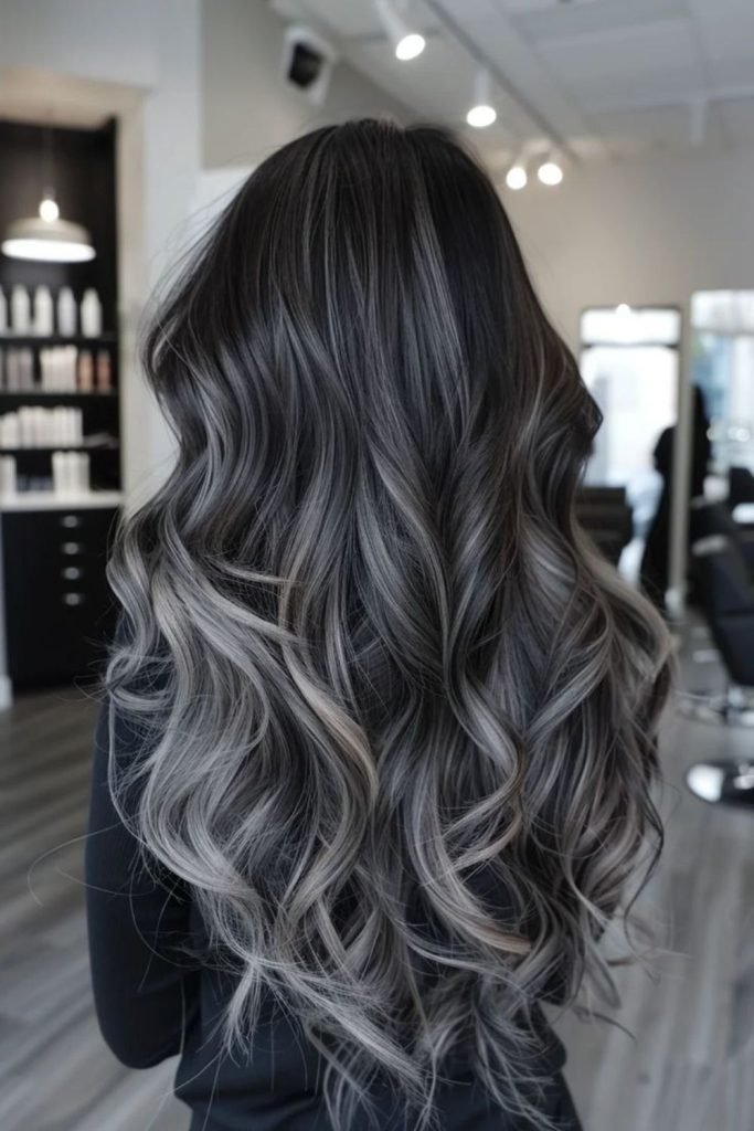 20.Soft Jet with Silver Glints