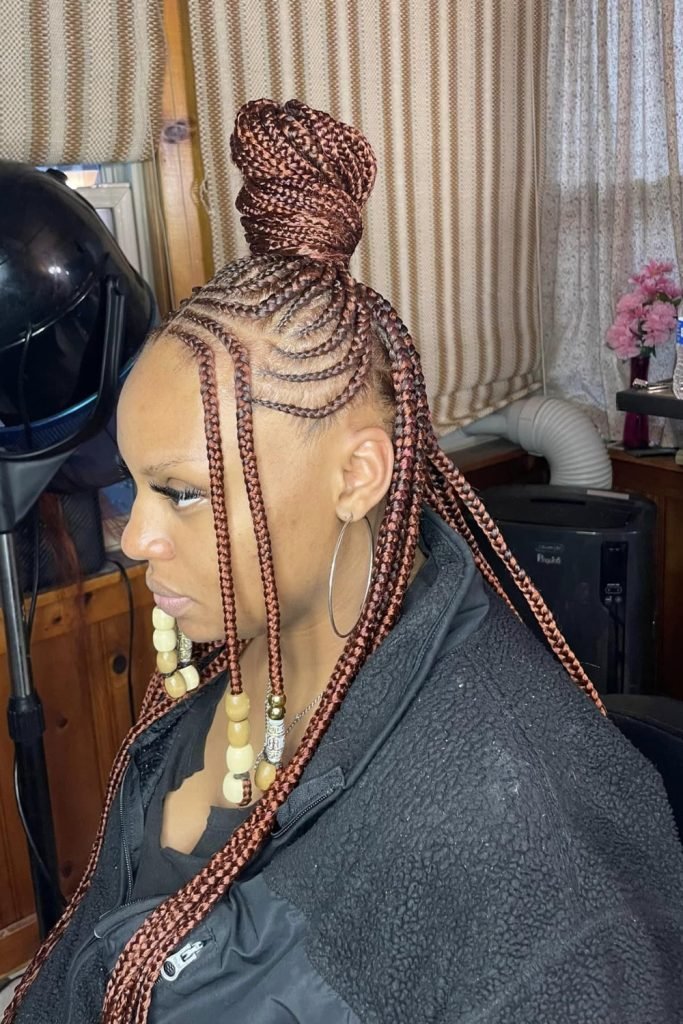 Braided Half-Up, Half-Down Hairstyle for Birthdays