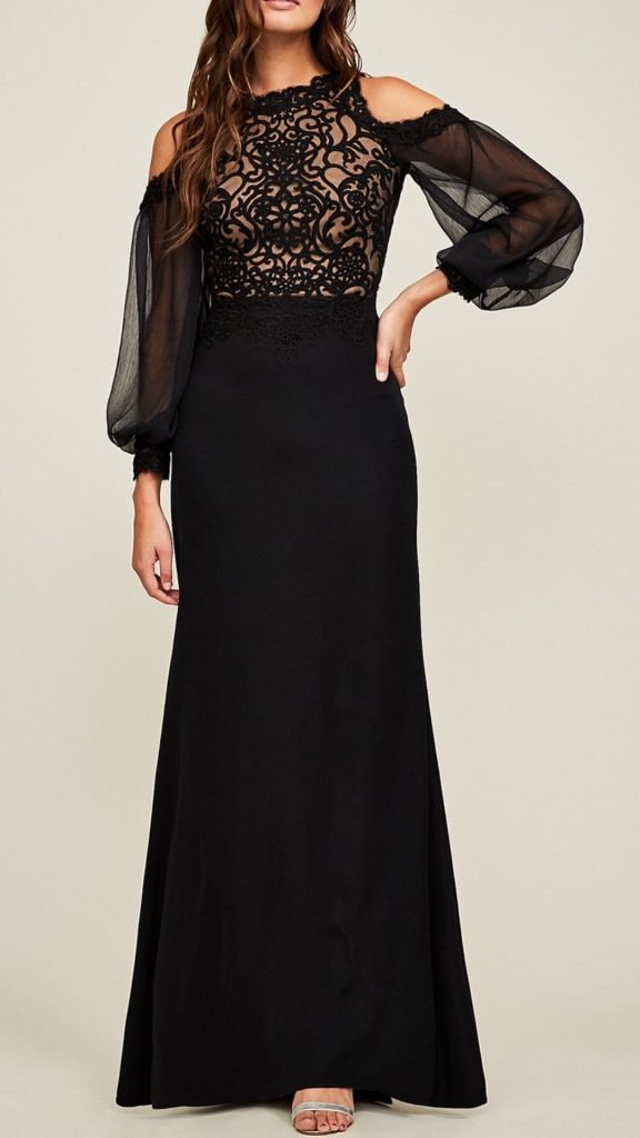 Cold Shoulder Gown