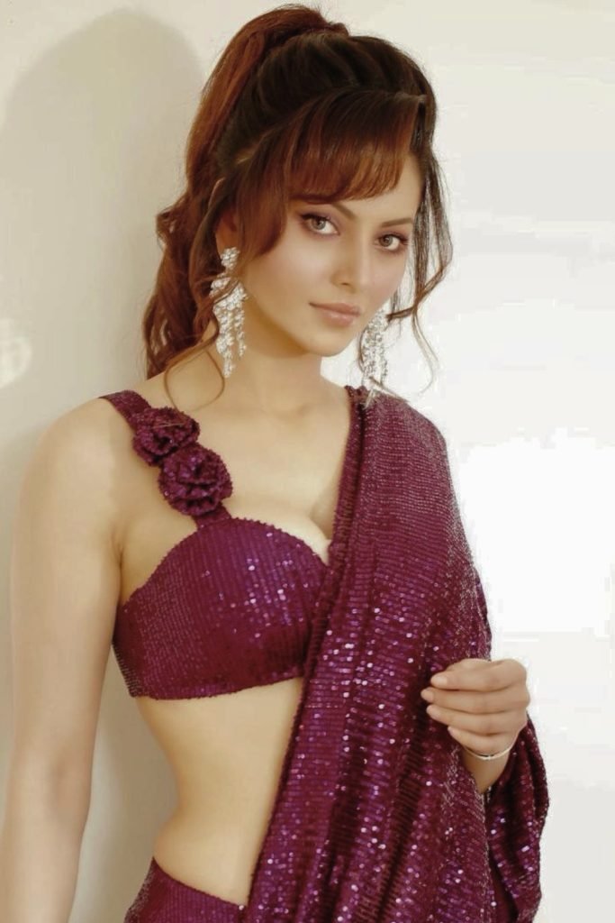 Curtain Bangs with High Ponytail