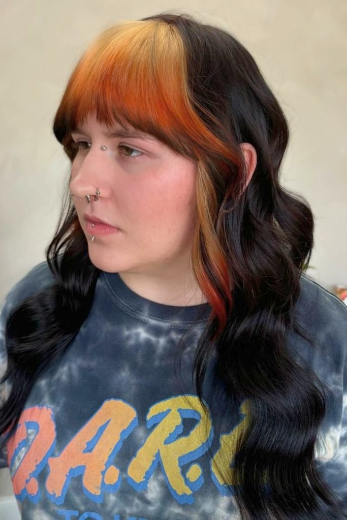 Fiery Fringe with Dark Waves