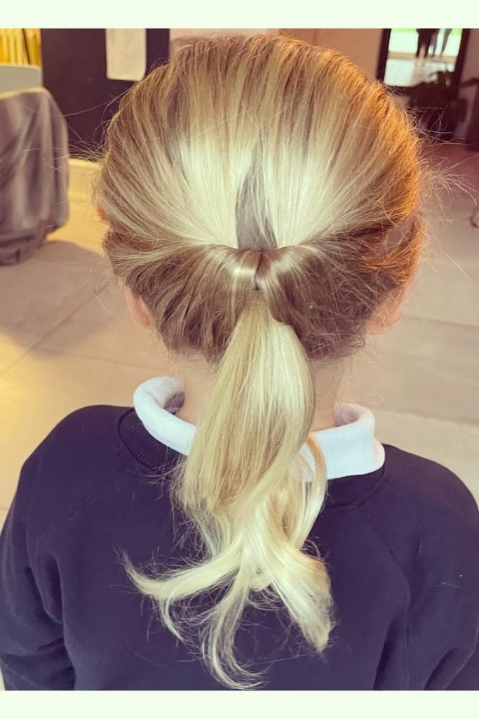 Simple Twisted Ponytail Image