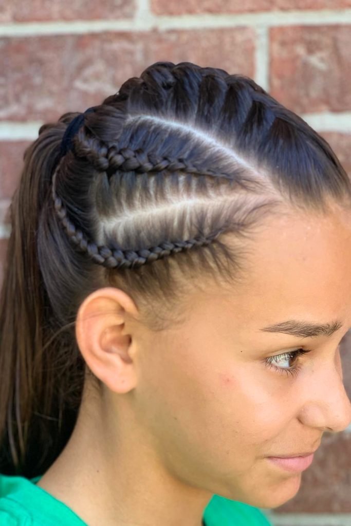 Sleek Braided Crown