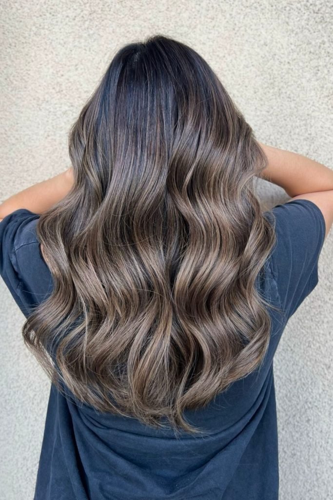 Soft Ash Brunette Waves