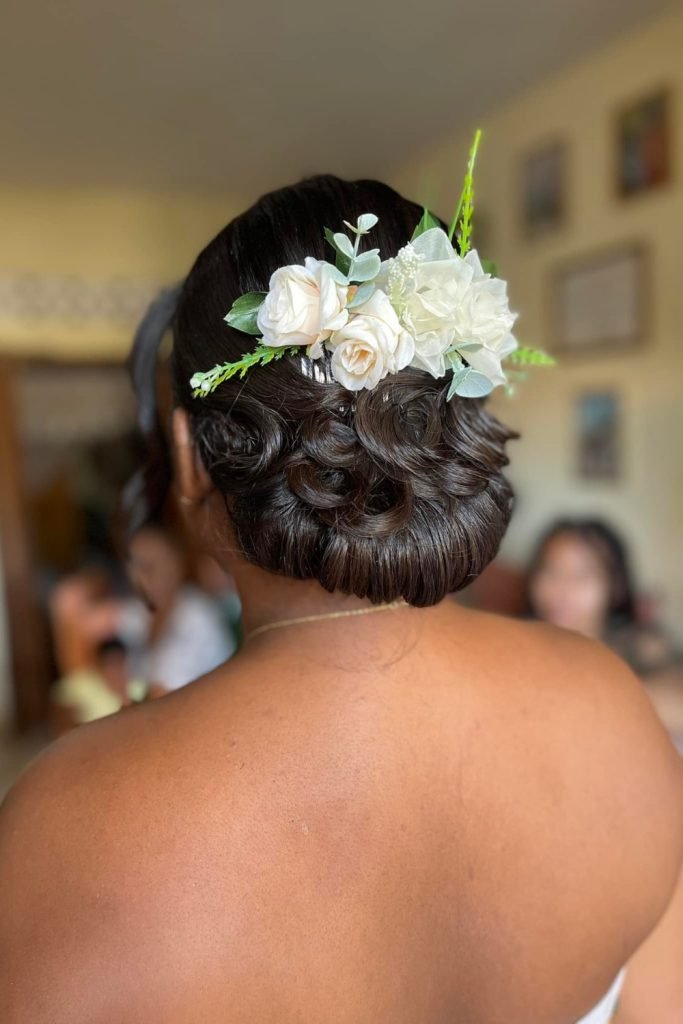21. Fancy Chignon with Braiding
