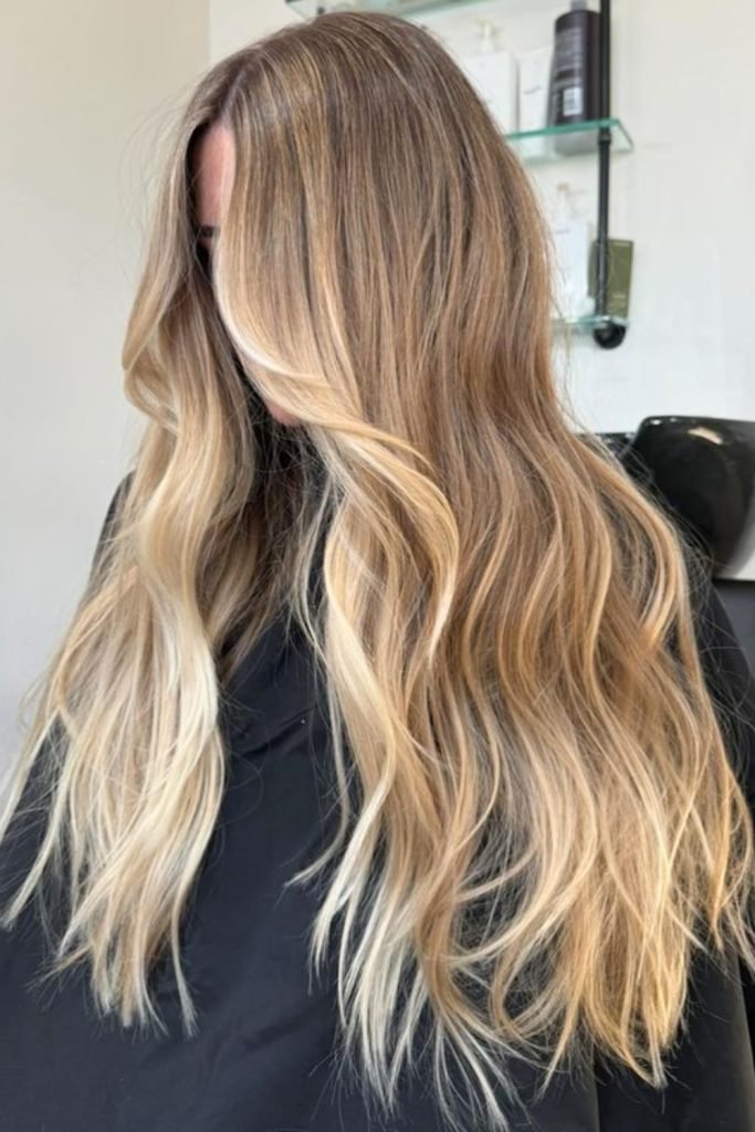 Honey and Butter Balayage Hair Color