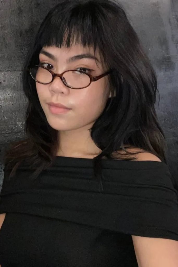 Micro Bangs Hairstyle