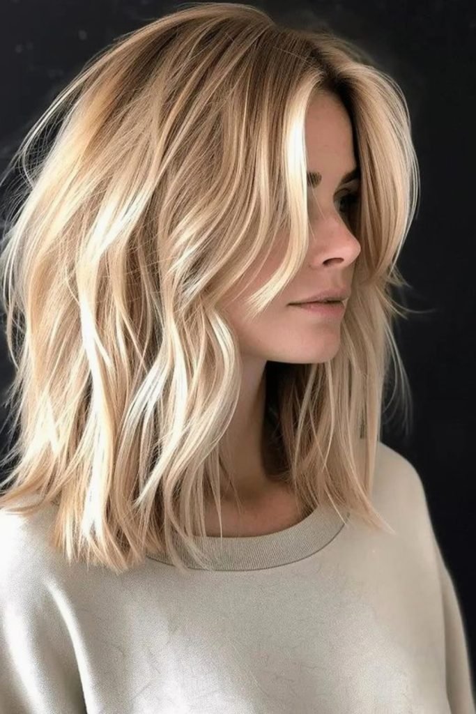 21. Voluminous Layered Waves with a Side Part