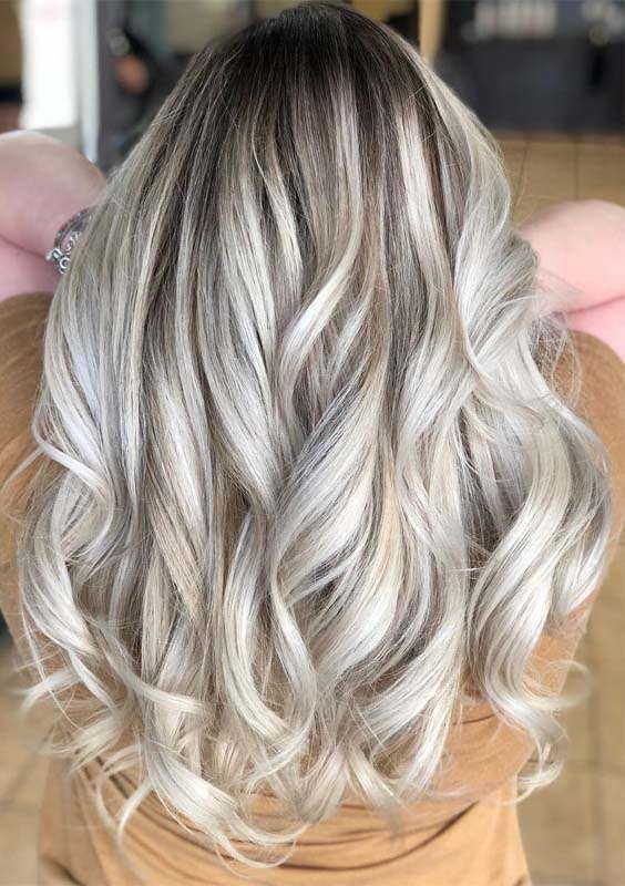 Crisp Winter Blonde Highlights