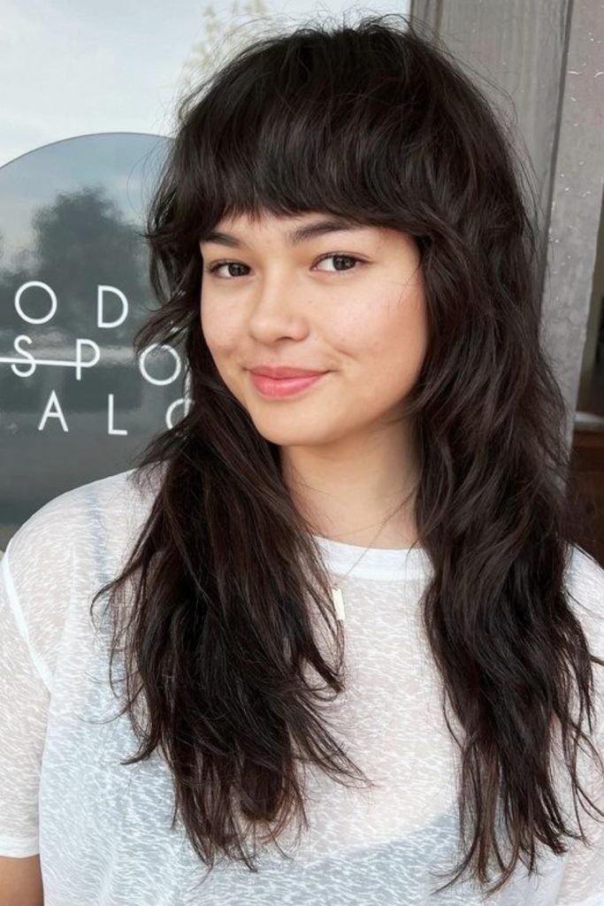 Effortless Shag Layers Hairstyle for Long Hair