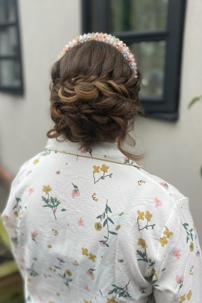 Messy Bun with Loose Ends