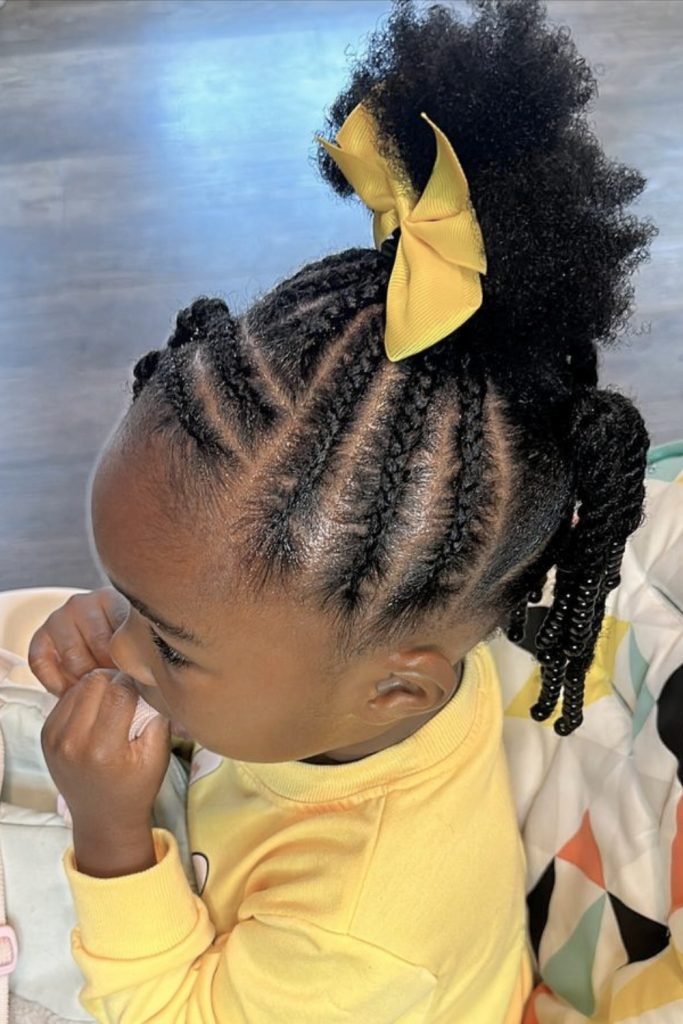Sunshine Topknots and Braids