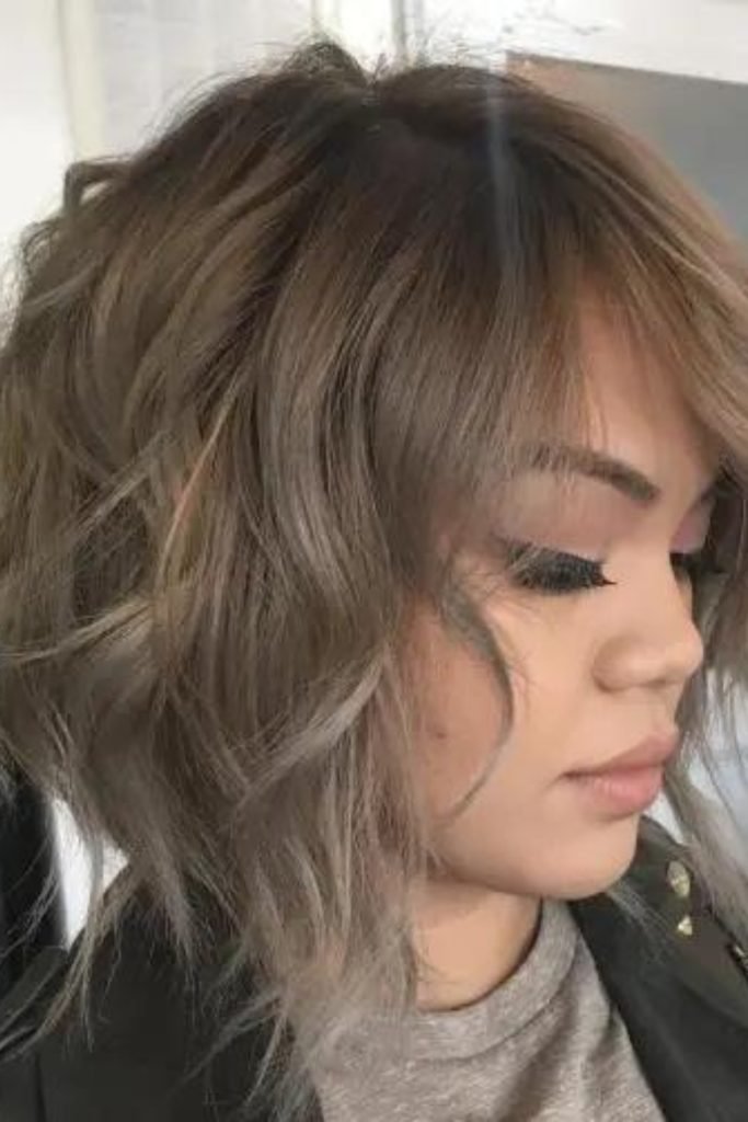 Curly Bob with Wispy Ends