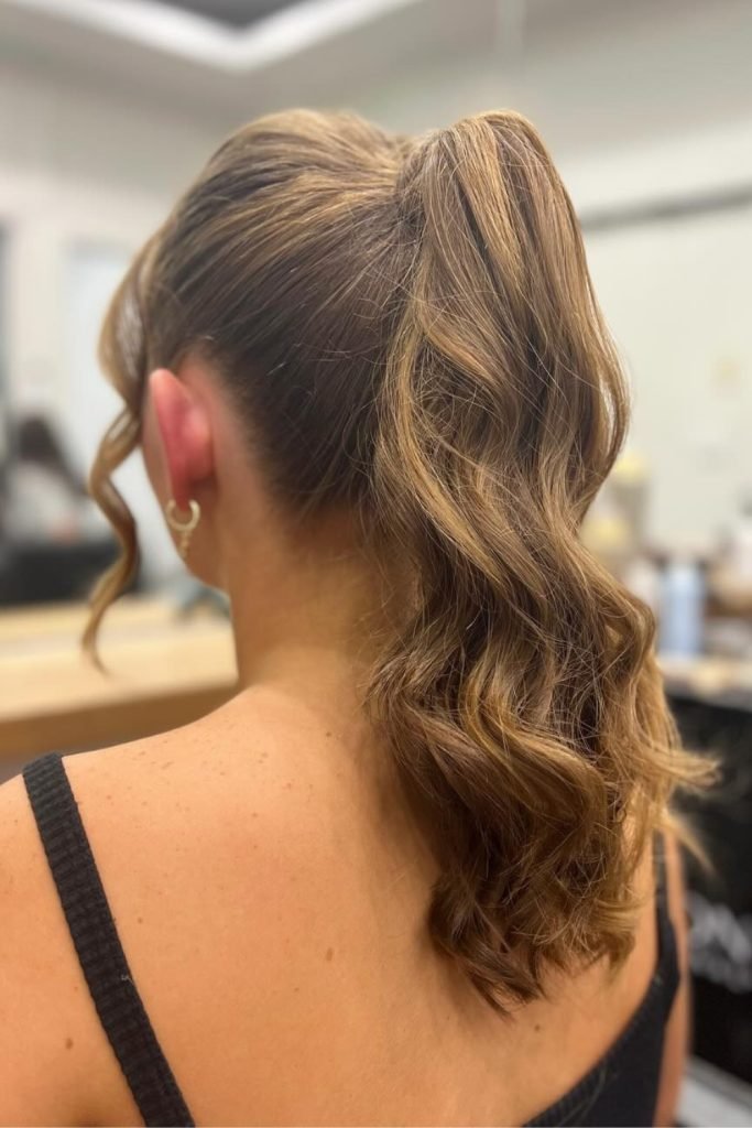 High-Volume Ponytail Hairstyle