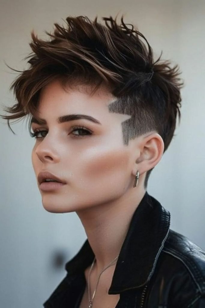 23. Messy Pixie with Undercut