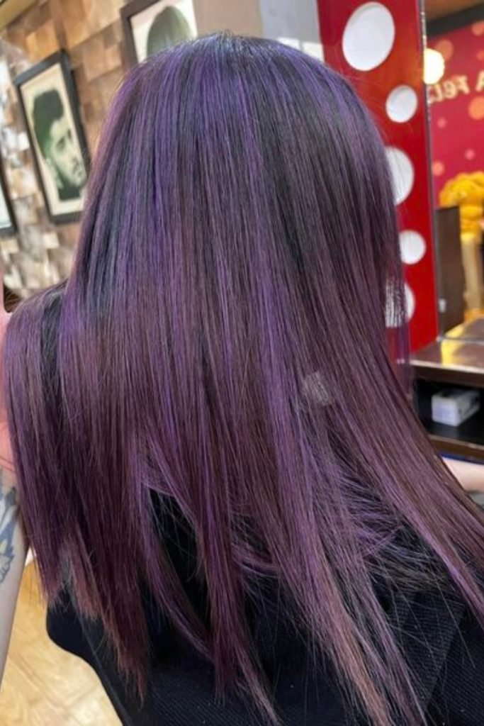 23. Pastel Purple Highlights