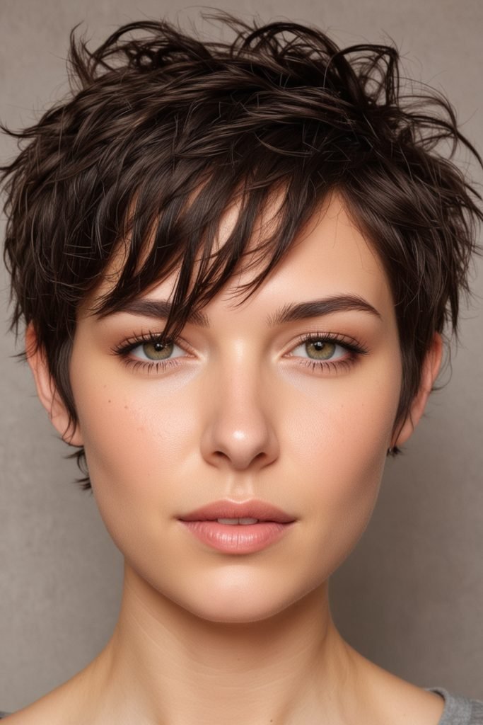 Pixie with Tousled Waves