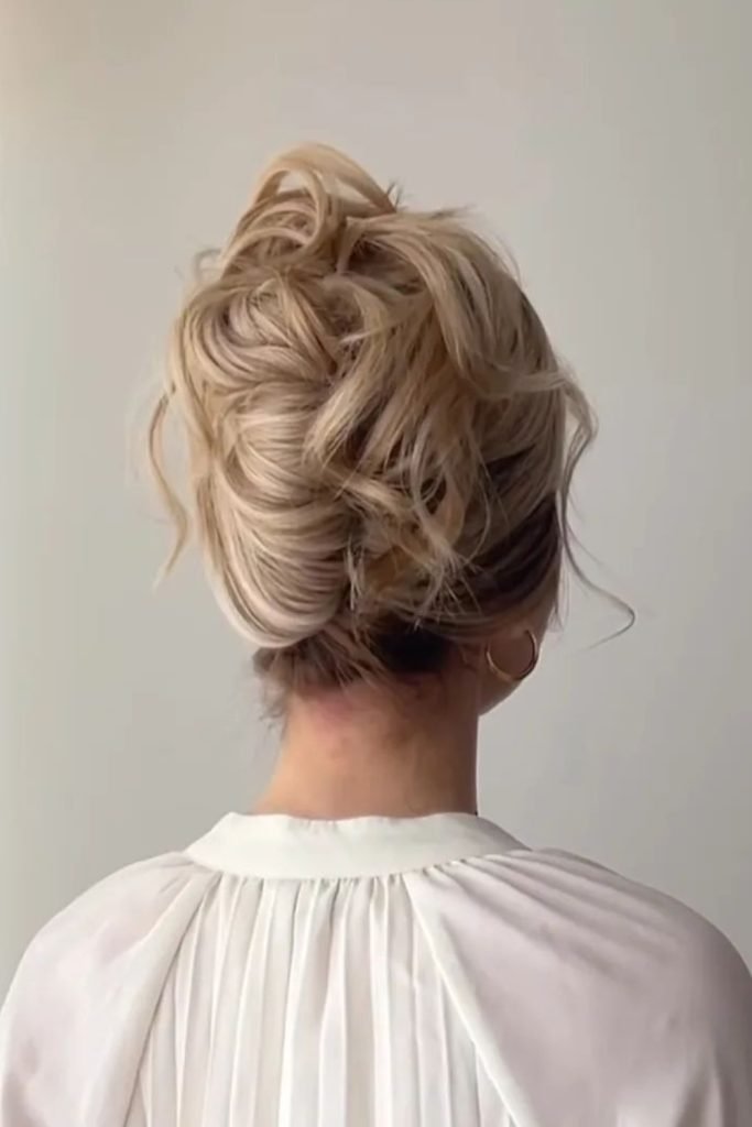 Romantic French Twist Hairstyle