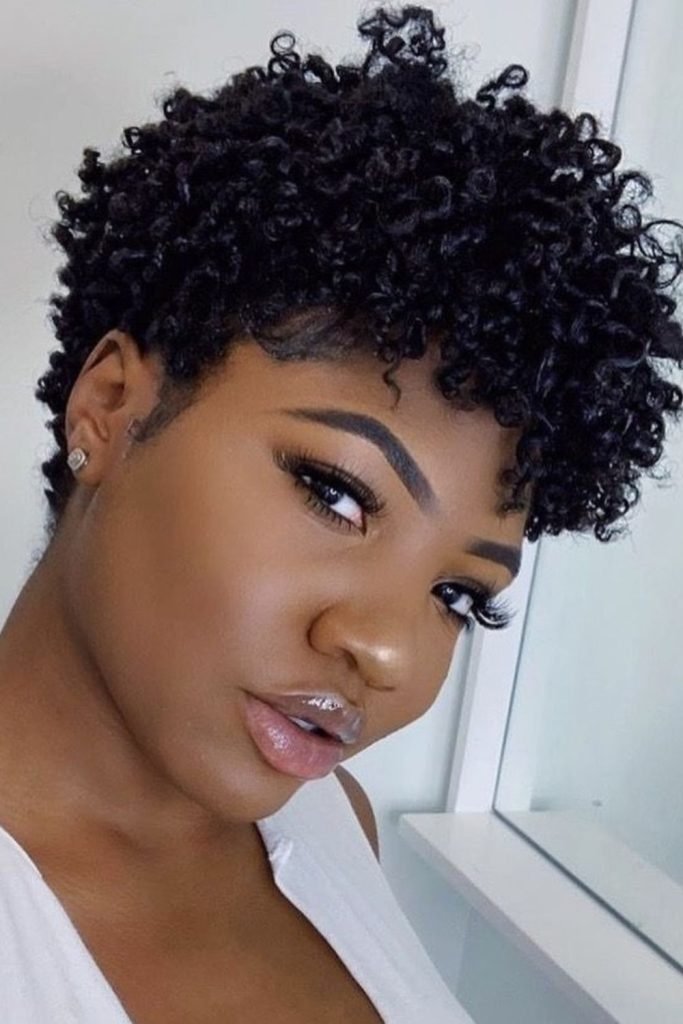 Short Afro Hairstyle