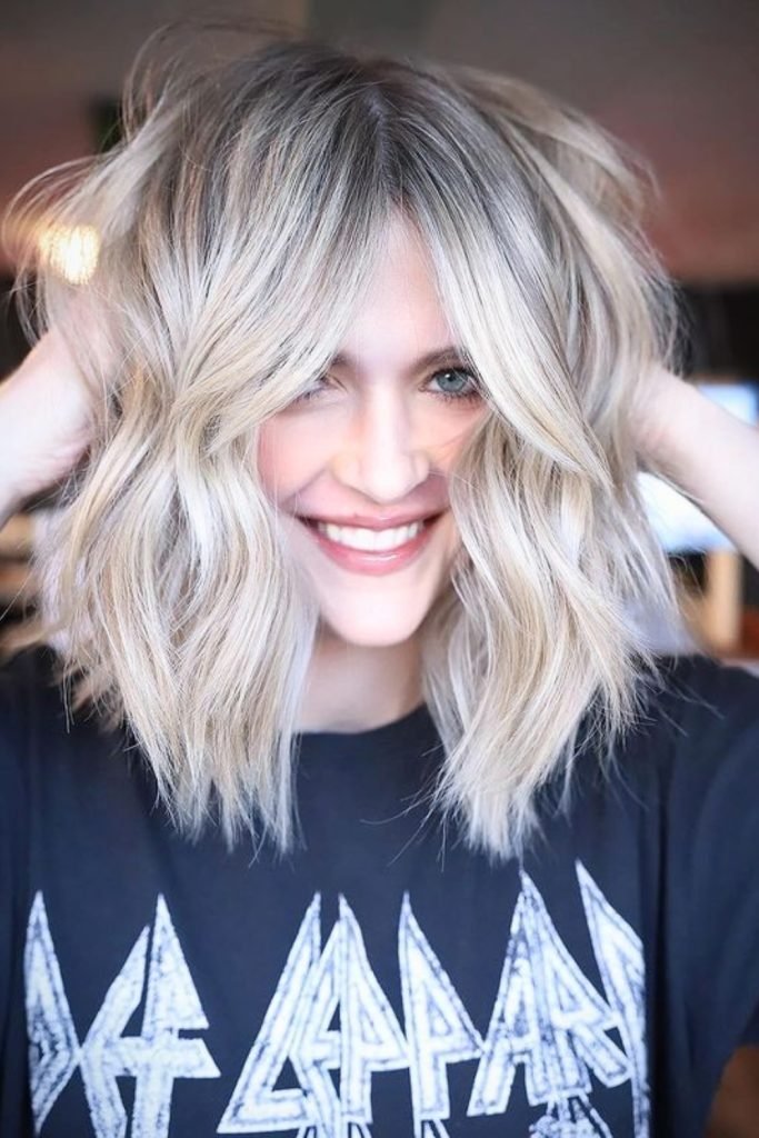 23. Silver Lining Waves Hairstyle