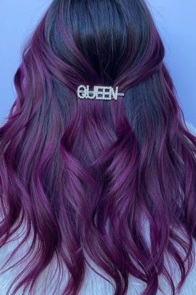 Deep Plum Streaks
