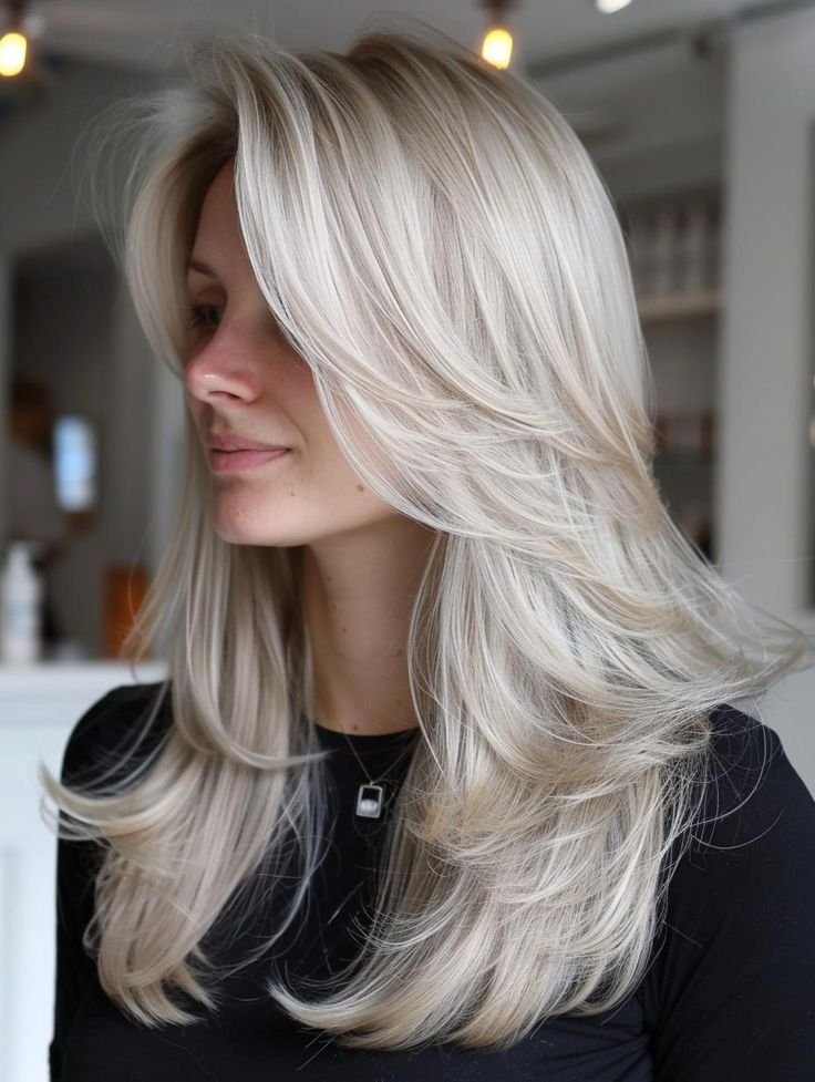 Ice Queen Blonde Highlights