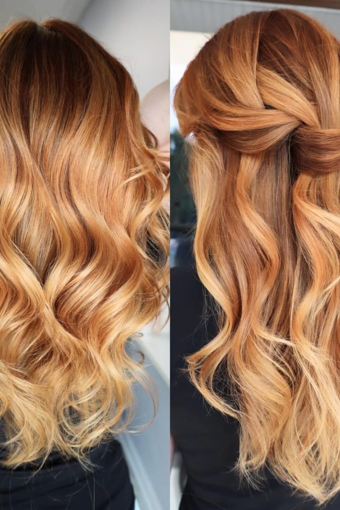 Autumn Auburn Waves Hair Inspiration