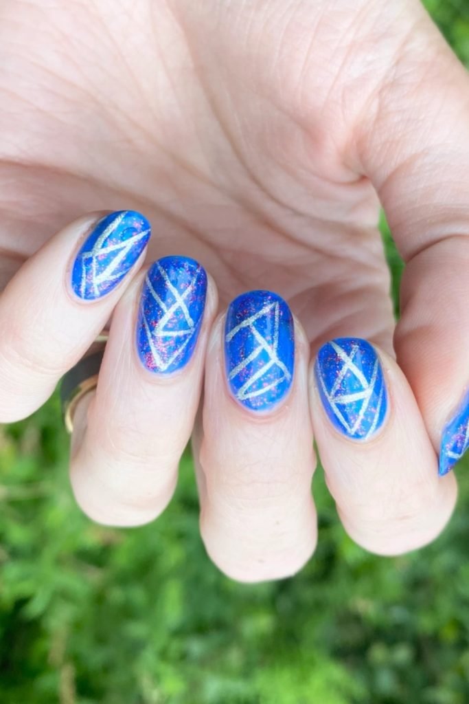 Blue Geometric Patterns