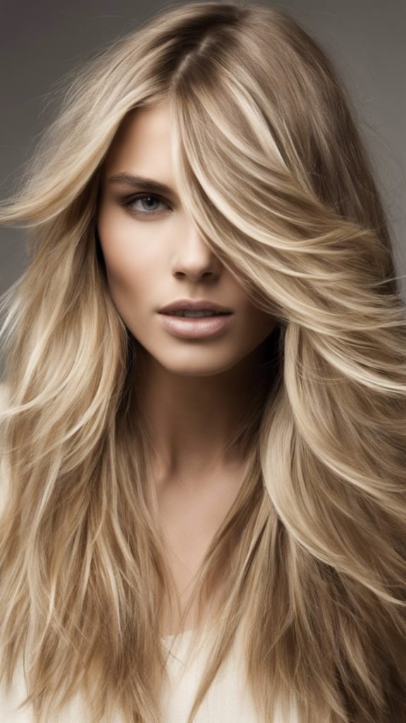 24. Feathered Flair Hairstyle