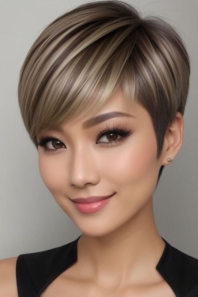 Short Bob with Undercut Hairstyle