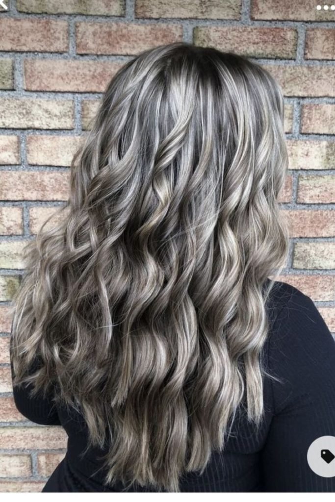 Glimmering Graphite Hair Color