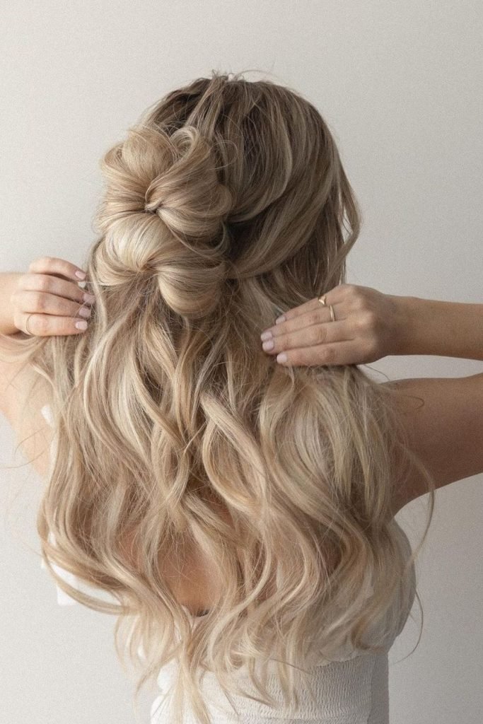 Effortless Half-Up Twists Hairstyle
