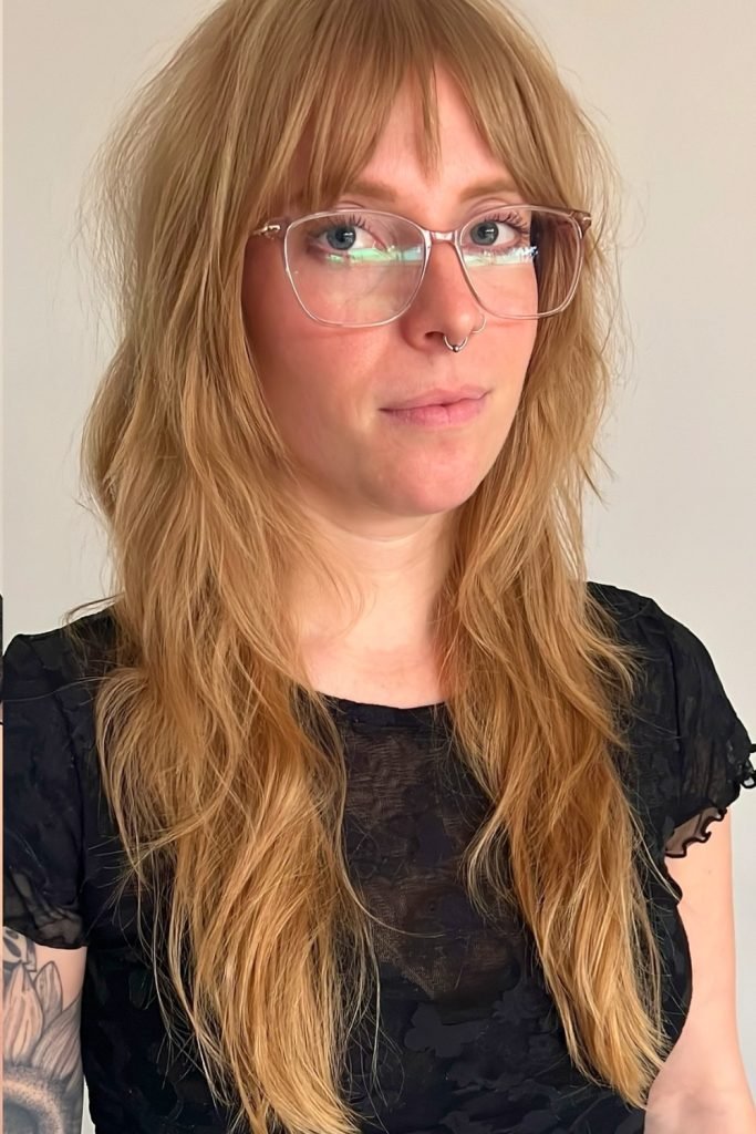Effortless Tousled Shag Hairstyle