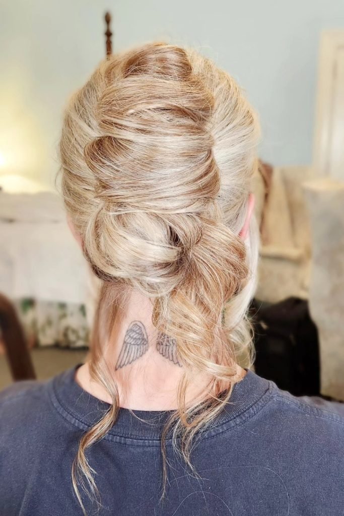 Flirty French Twist - Casual Updo