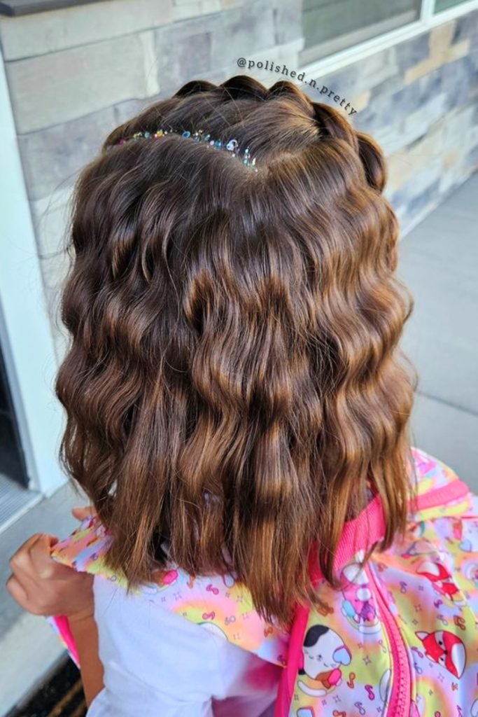25. Glittery Wave Cascade