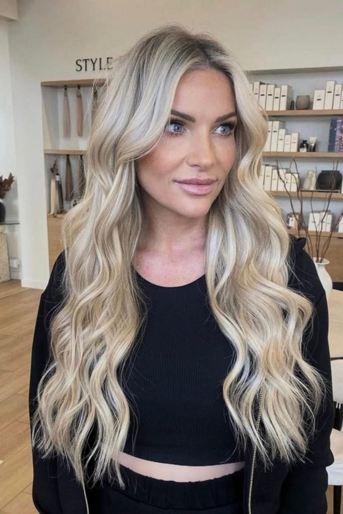 25. Icy Platinum Waves