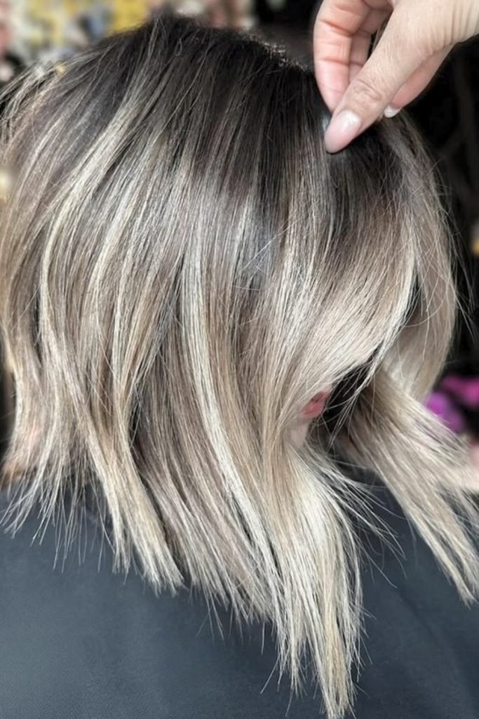 25. Sleek Silver Streaks
