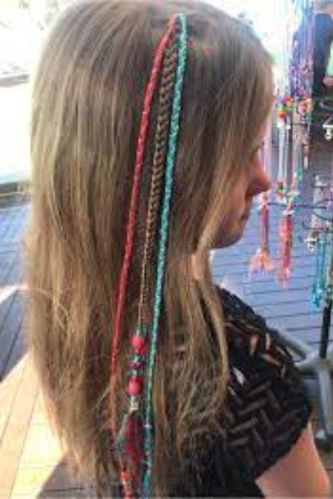 Thread Wrap Hairstyle