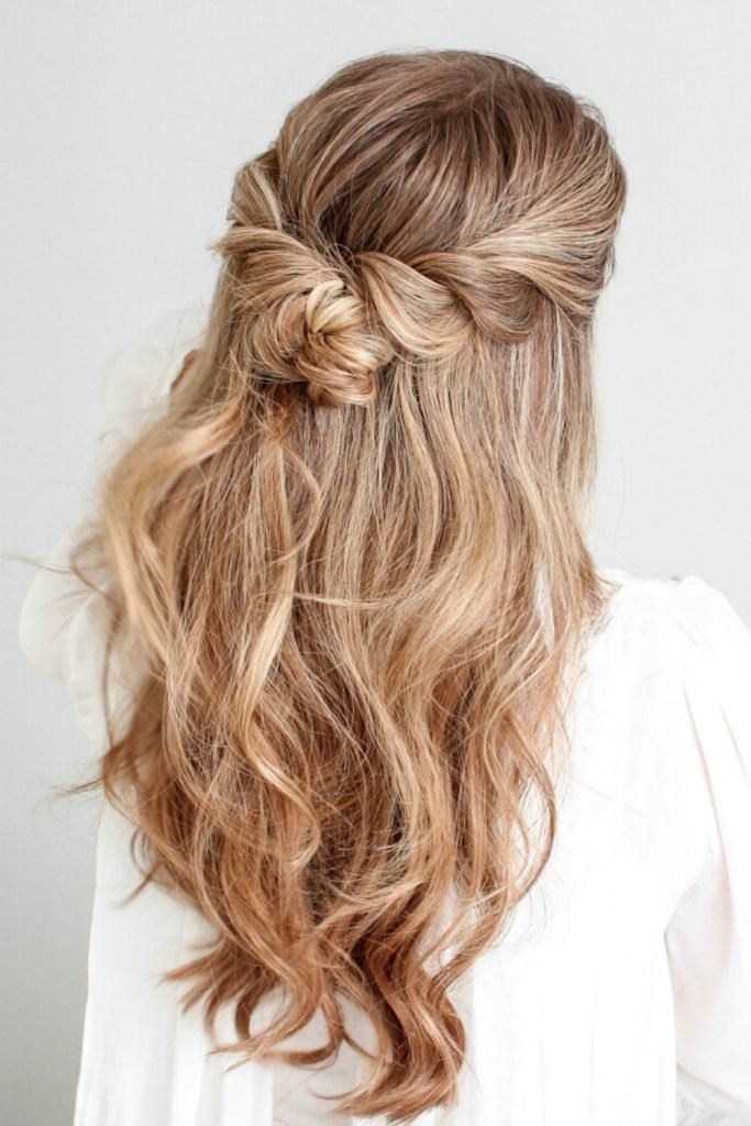 Twisted Knot Bun Updo
