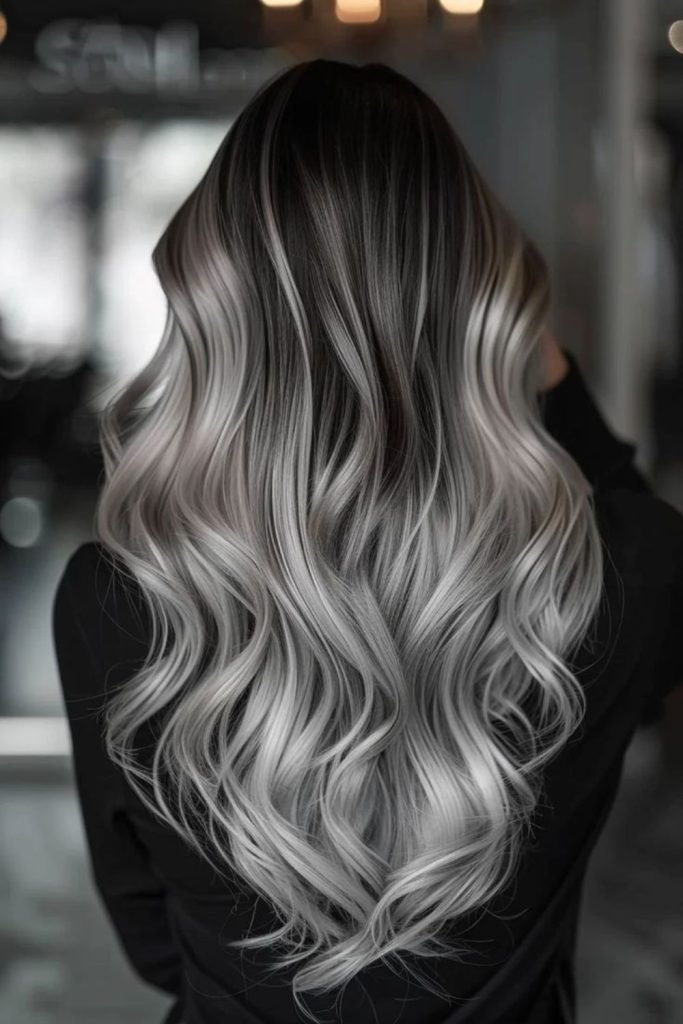 Frosted Steel Hair Color