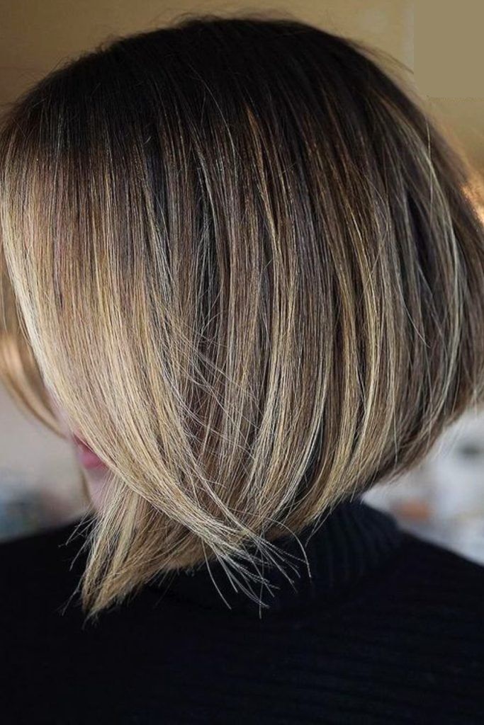 Brunette Balayage Bob