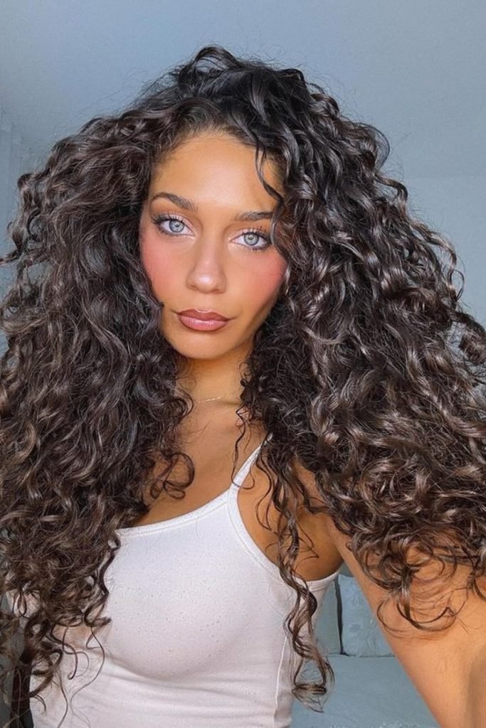 Cascading Curly Layers Hairstyle