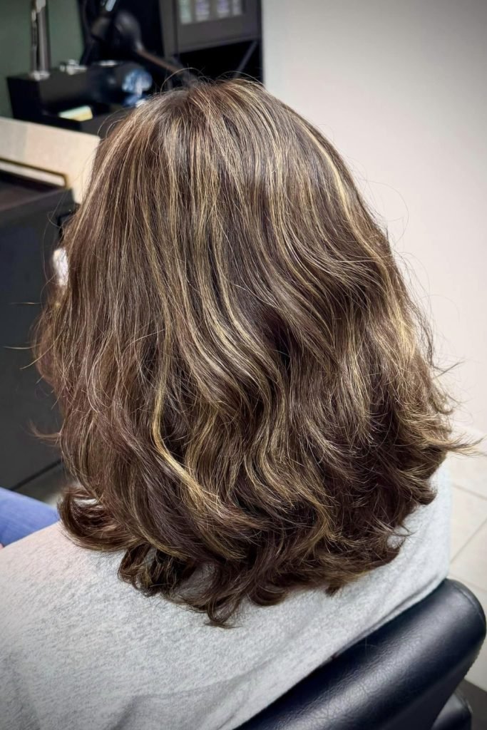 Curtain Bangs with a Bob and Flipped Ends