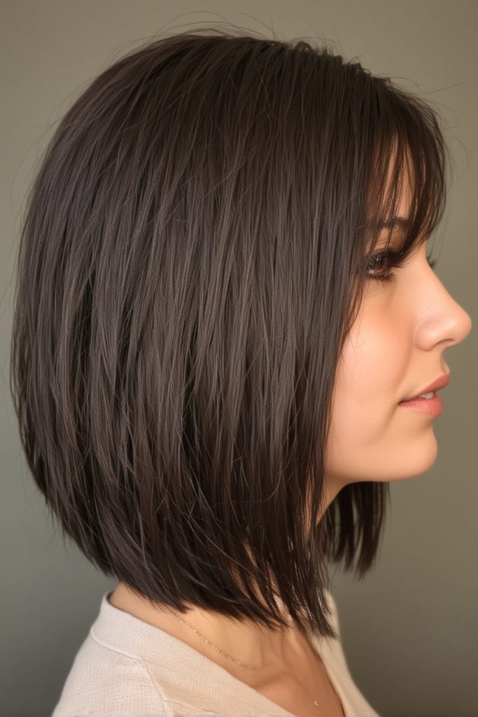Graduated Long Bob Haircut