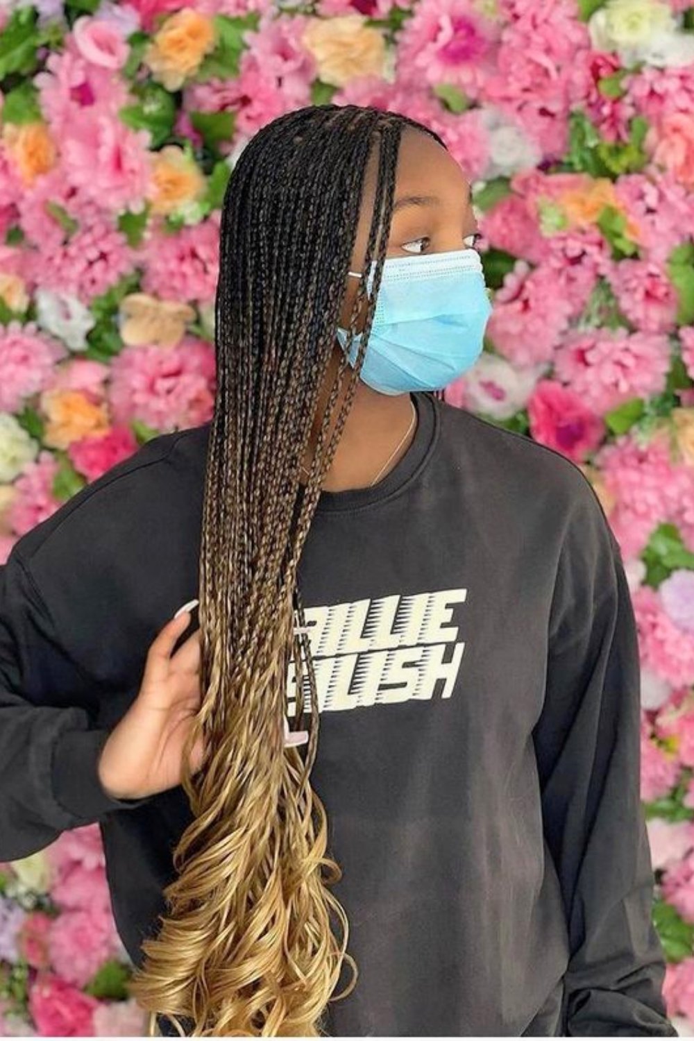Sleek Ombre French Curls
