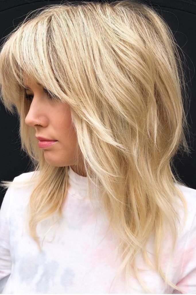 26. Voluminous Shoulder-Length Shag
